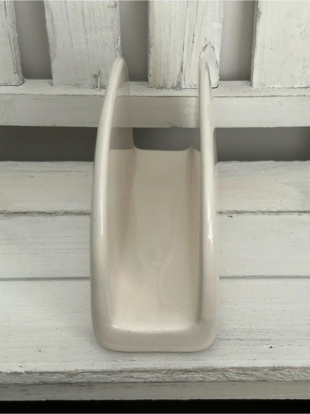 Rae Dunn Cream Ceramic Napkins Holder